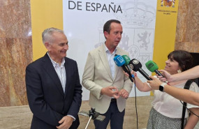 ep el comisionado del gobierno para el corredor mediterraneo josep vicent boira y el subdelegado de