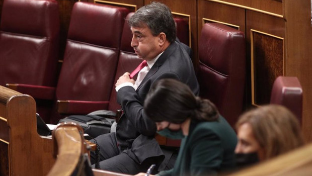 ep el portavoz del pnv en el congreso de los diputados aitor esteban durante una sesion plenaria en