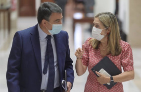 ep el portavoz del pnv en el congreso de los diputados aitor esteban y la vicesecretaria de politica