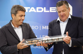 ep el presidente de la generalitat carlos mazon y el presidente de stadler valencia inigo parra