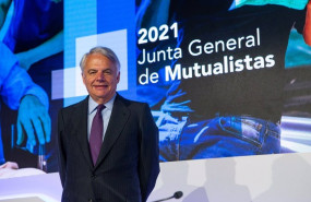 ep el presidente de mutua madrilena javier garralda en la junta de accionistas de 2021 de la ep el presidente de mutua madrilena javier garralda en la junta de accionistas de 2021 de la