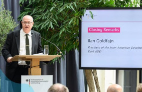 ep el presidente del bid ilan goldfajn durante su visita a alemania