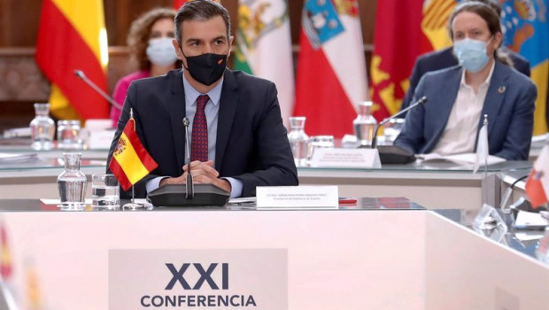 ep el presidente del gobierno pedro sanchez al inicio de la xxi conferencia de presidentes en san