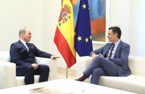 ep el presidente del gobierno pedro sanchez con el presidente y consejero delegado de basf y del ep el presidente del gobierno pedro sanchez con el presidente y consejero delegado de basf y del