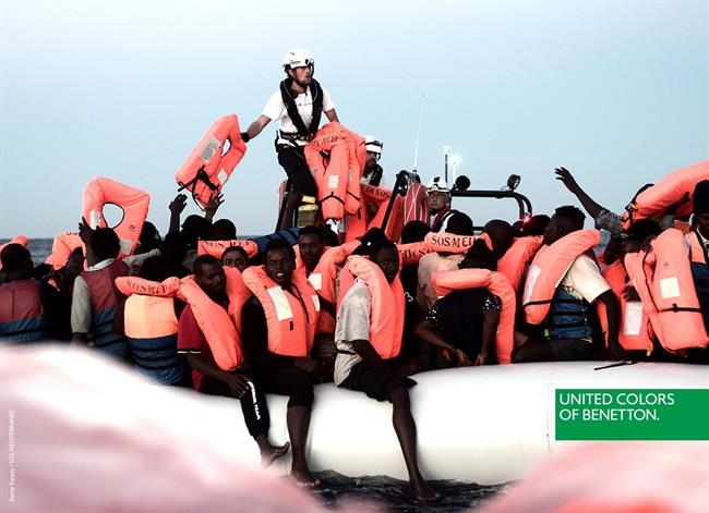 Imegen de SOS Mediterranee usada por Benetton | BENETTON ep imegensos mediterranee usadabenetton