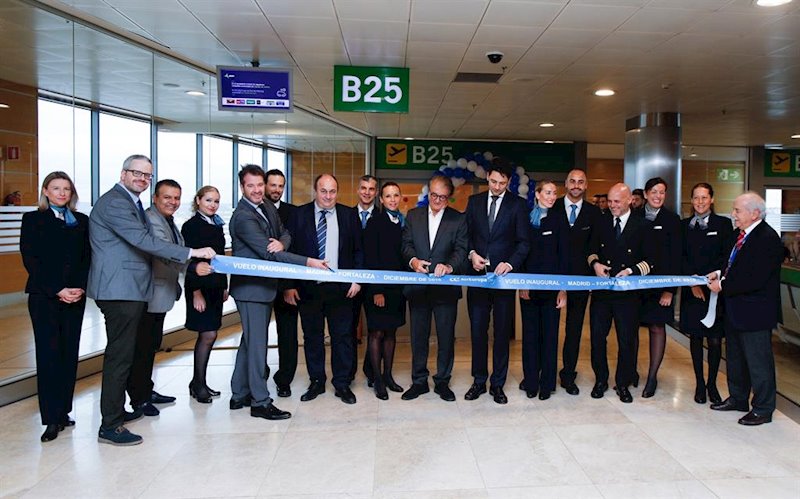 ep inauguracion de la ruta a fortaleza de air europa