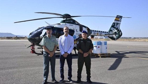 ep la guardia civil completa su primer vuelo con combustible sostenible producido por repsol