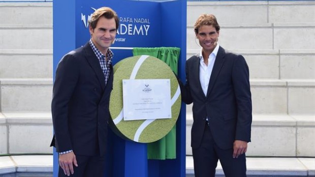 ep nadalfedererla inauguracionla academiarafa nadalmanacor