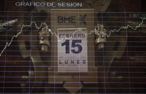 ep panel en el interior del palacio de la bolsa en madrid espana a 15 de febrero de 2021 durante