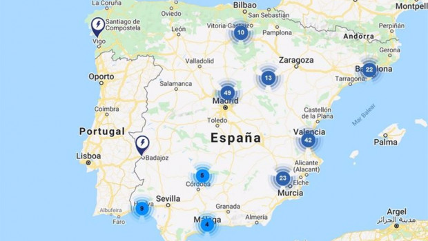 ep puntos de recarga de cargacoches en google maps
