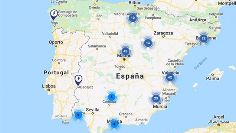 ep puntos de recarga de cargacoches en google maps