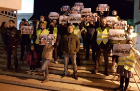 ep transportistas protestan ante isabel rodriguez en puertollano
