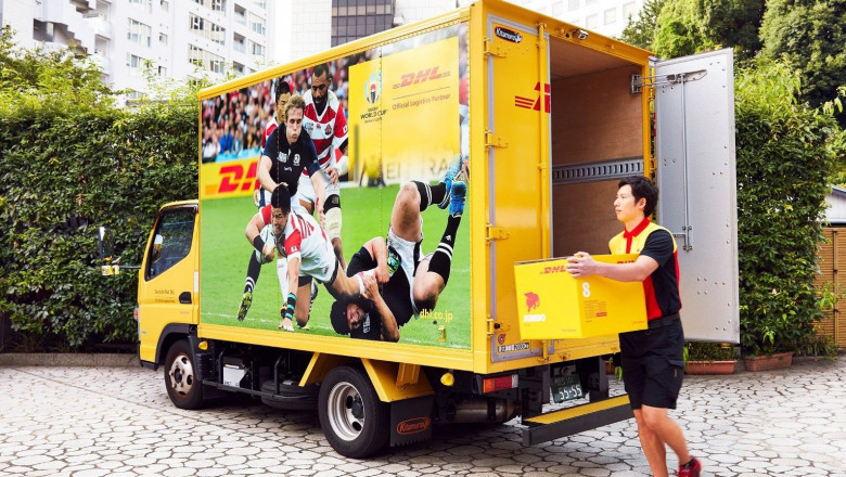 1568710781 rwc2019 dhl truck