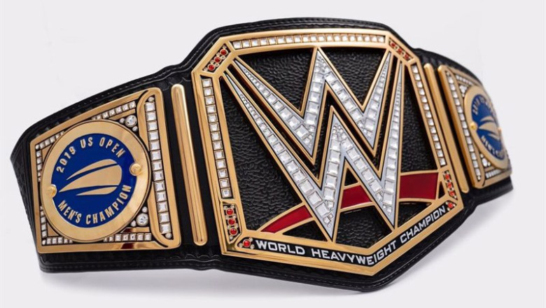 ep archivo cinturon de los pesos pesados de la wwe personalizado para rafa nadal por ganar el us ep archivo cinturon de los pesos pesados de la wwe personalizado para rafa nadal por ganar el us