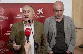 ep archivo   el secretario general de ugt pepe alvarezy el secretario general de ccoo unai sordo en