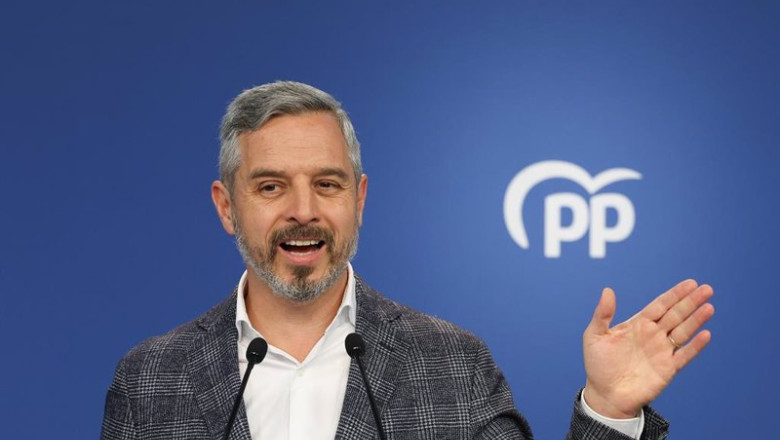 Archivo - El vicesecretario de Economía del Partido Popular, Juan Bravo, ve el "momento de actuar" ante la subida del IPC al 3,2% interanual en marzo. | Marta Fernández - Europa Press - Archivo ep archivo el vicesecretario de economia del partido popular juan bravo ve el momento de actuar