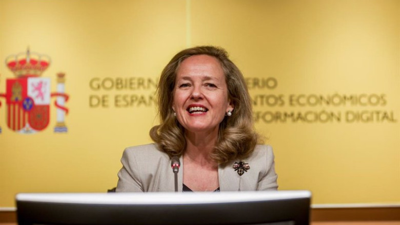 ep archivo la vicepresidenta primera y ministra de asuntos economicos nadia calvino comparece ep archivo la vicepresidenta primera y ministra de asuntos economicos nadia calvino comparece