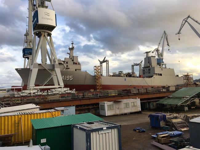 Buque 'Supply' que será botado en Navantia Ferrol | Europa Press ep buque supply que sera botadonavantia ferrol