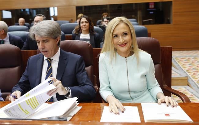 Cristina Cifuentes y Ángel Garrido en la Asamblea de Madrid | EUROPA PRESS ep cristina cifuentes y angel garridola asambleamadrid 20180508125602