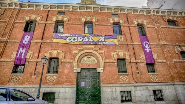 ep edificio ubicado en la calle alberto bosch okupado por el colectivo la ingobernable quienes han