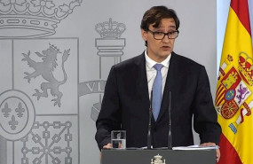 ep el ministro de sanidad salvador illa en la rueda de prensa del domingo 3 de mayo de 2020