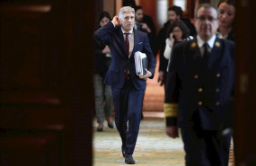 ep el ministro del interior fernando grande-marlaska a su llegada al congreso para intervenir ante