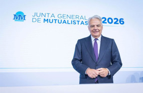 ep el presidente de mutua madrilena ignacio garralda durante la junta general de mutualistas 2026