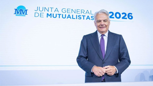 ep el presidente de mutua madrilena ignacio garralda durante la junta general de mutualistas 2026