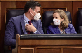 ep el presidente del gobierno pedro sanchez y la vicepresidenta primera del gobierno y ministra de