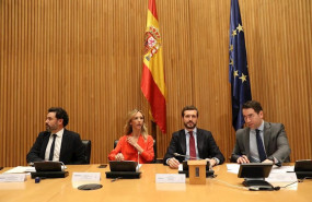 ep el presidente del pp pablo casado junto al secretario general del pp teodro garcia egea la