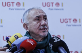 ep el secretario general de ugt pepe alvarez participa en la apertura de la escola sindical societat
