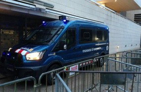 ep furgonetalos mossosmuseulleida duranteoperacion sijena