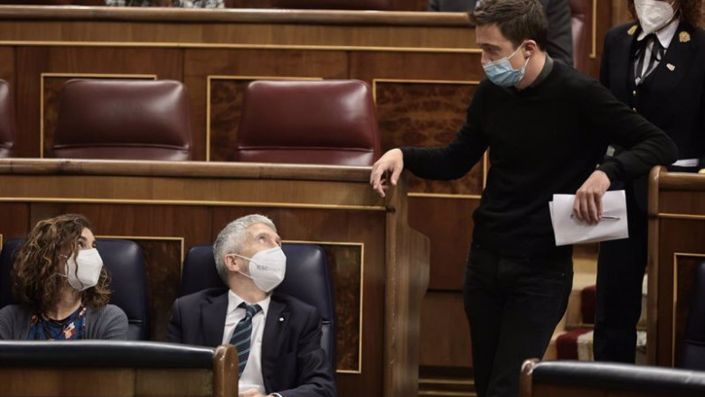 ep i d la ministra de hacienda maria jesus montero el ministro de interior fernando grande marlaska