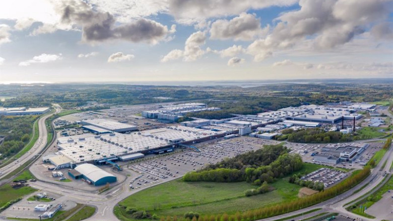 Imagen aérea de la planta de Torslanda de Volvo Cars. | VOLVO CARS ep imagen aerea de la planta de torslanda de volvo cars