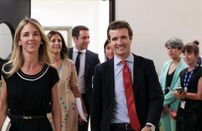 ep la diputadappbarcelonanueva portavozgpcongresolos diputados cayetana alvareztoledo d ypresidentepartido pablo casado i acudenla reuniongrupo parlamentario popuparcongresolos diputados