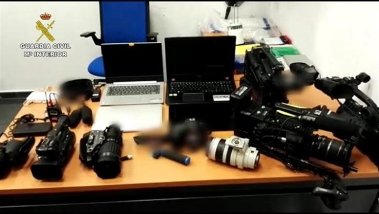 EUROPA PRESS ep la guardia civil recuperatarifa materialprensa valorado130000 euros robadosla finalla champions