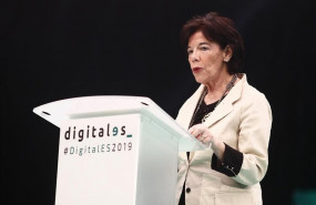 ep la ministraeducacionfuncionesportavozgobierno isabel celaa durantesegunda jornada del digitales summit 2019 en madrid