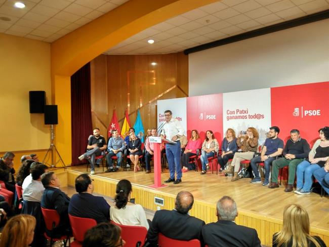 Patxi López en un acto en Leganés | EUROPA PRESS ep patxi lopezun actoleganes