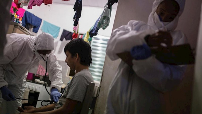 ep pruebas del coronavirus en una favela de sao paulo brasil ep pruebas del coronavirus en una favela de sao paulo brasil