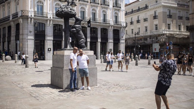 ep puerta del sol en madrid espana