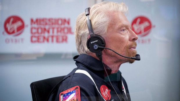 ep richard branson fundador del grupo virgin durante un lanzamiento