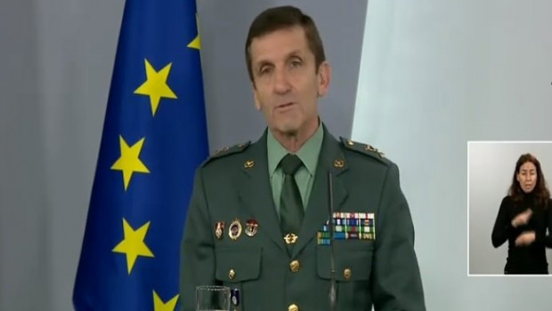 ep rueda de prensa del jefe del estado mayor de la guardia civil general jose manuel santiago
