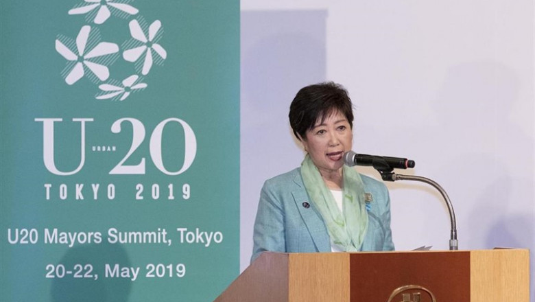 Yuriko Koike, gobernadora de Tokio durante un acto | Rodrigo Reyes Marin/ZUMA Wire/dp / DPA - Archivo ep yuriko koike gobernadoratokio duranteacto