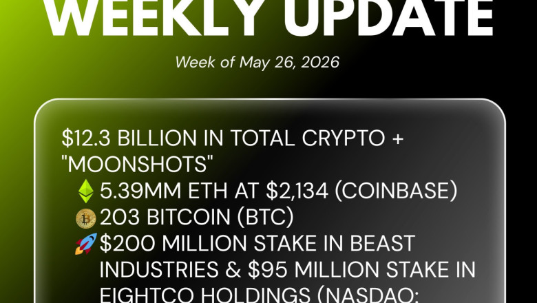 Bitmine Weekly Update bitmine immersion technologies inc weekly update 20260526143527
