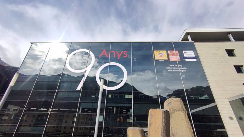 Archivo - La sede central de Andbank, en Escaldes-Engordany, con el logo conmemorativo del 90 aniversario de la entidad. | ANDBANK - Archivo ep archivo la sede central de andbank en escaldes engordany con el logo conmemorativo del 90