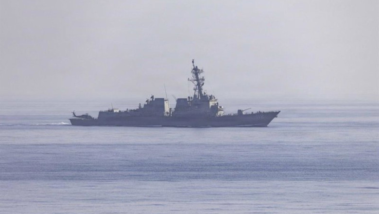 Archivo - Un destructor de la Armada de Estados Unidos. | CENTCOM EN X - Archivo ep archivo un destructor de la armada de estados unidos
