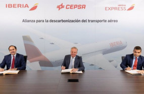 ep cepsa e iberia se alian para descarbonizar el transporte aereo ep cepsa e iberia se alian para descarbonizar el transporte aereo