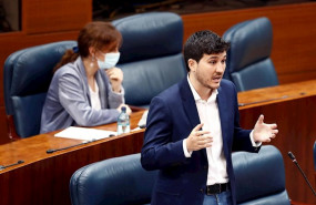 ep el diputado de mas madrid pablo gomez perpiny durante la sesion de control al ejecutivo regional