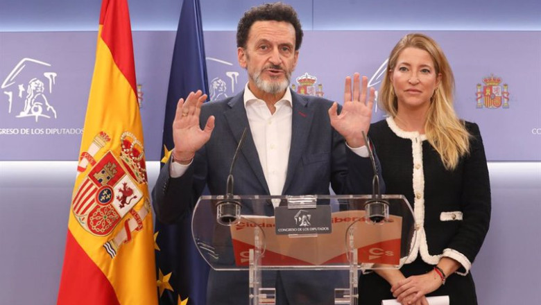 ep el portavoz adjunto de ciudadanos en el congreso edmundo bal y la portavoz de asuntos economicos ep el portavoz adjunto de ciudadanos en el congreso edmundo bal y la portavoz de asuntos economicos