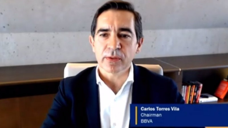 ep el presidente de bbva carlos torres durante su intervencion en el annual membership meeting ep el presidente de bbva carlos torres durante su intervencion en el annual membership meeting